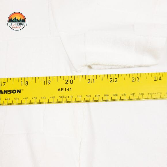 UGG Women’s Kassey Hooded Dress White Check Cotton Blend Cover Up XS - Picture 6 of 12